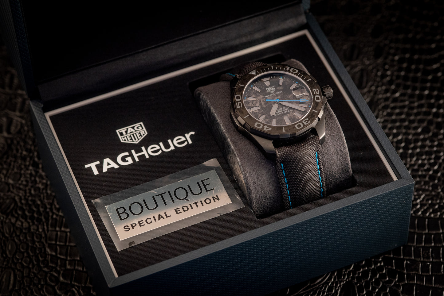 TAG Heuer Aquaracer Carbon Titanium Ref WBD218C.FC6447 Box And Papers