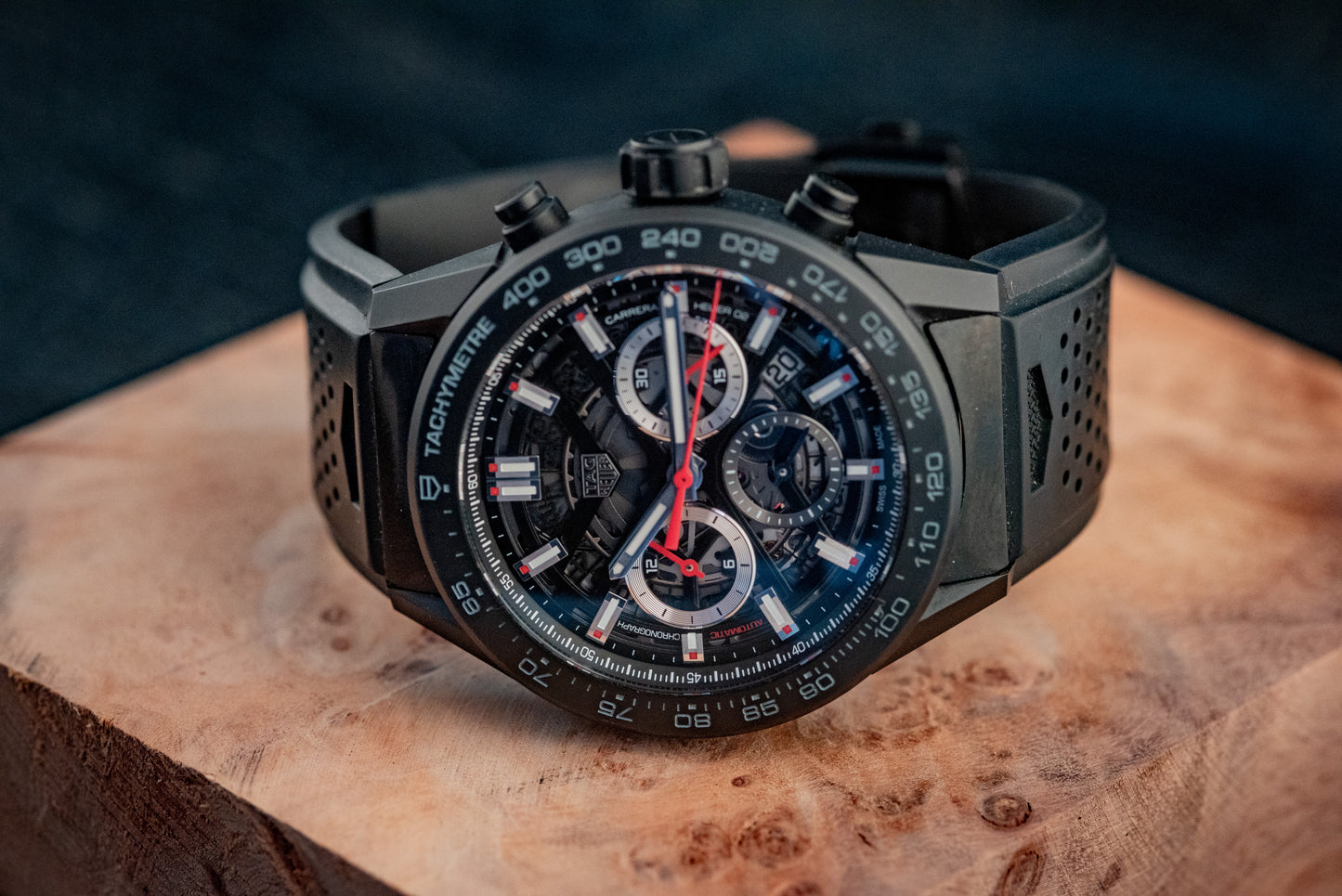 TAG Heuer Carrera Caliber Heuer 02 Chronograph CBG2A90.FT6173 Box And Papers Original Purchase Receipt