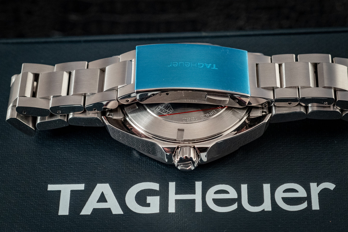 TAG Heuer Aquaracer 300M Green Stripes Box And Papers Ref WAY201S.BA0927