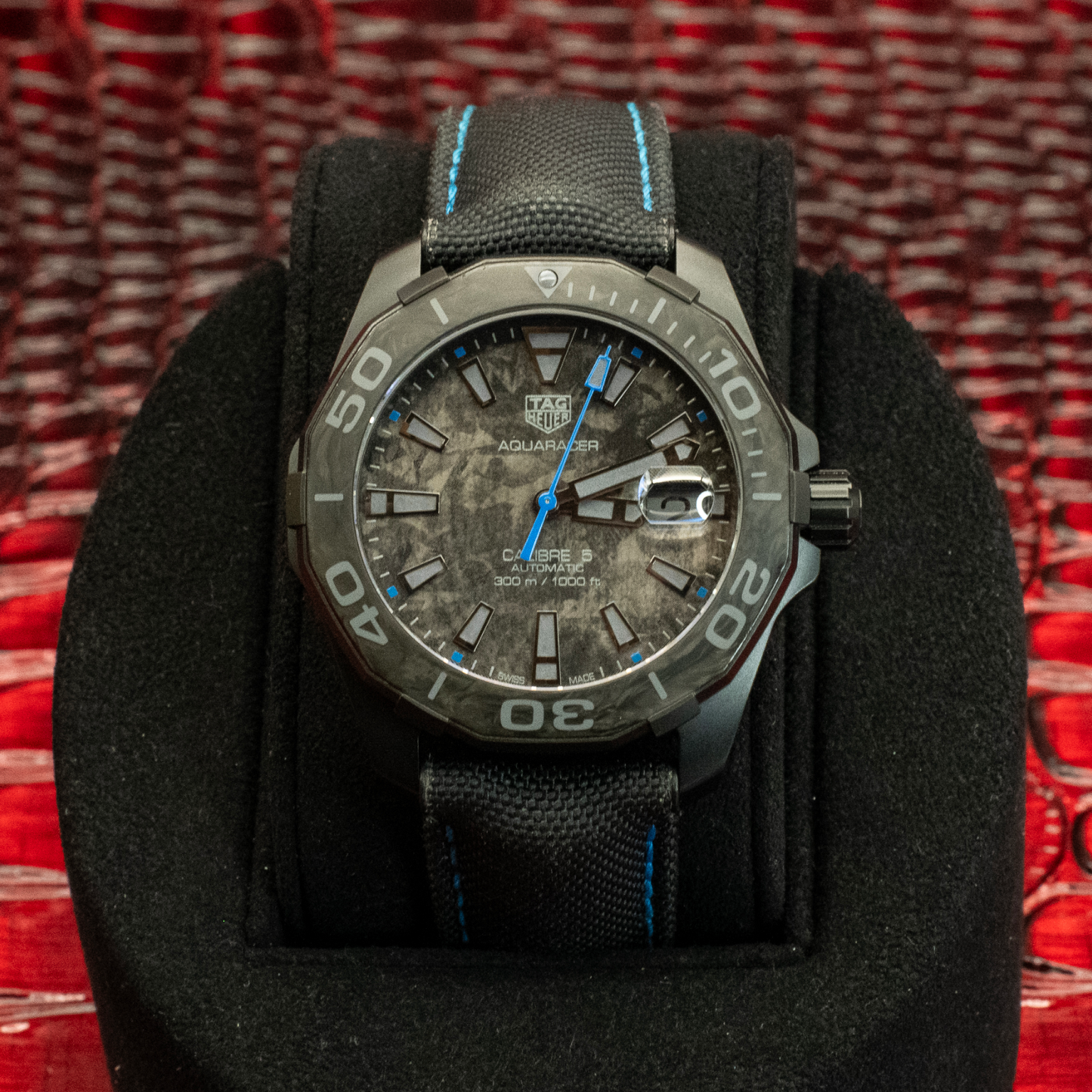 TAG Heuer Aquaracer Carbon Titanium Ref WBD218C.FC6447 Box And Papers