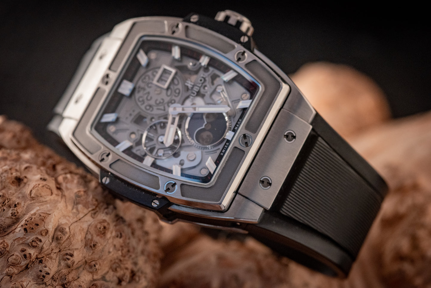 Hublot Spirit Of Big Bang Moonphase Titanium Skeleton Ref 647.NX.1137.RX Box And Papers 2021