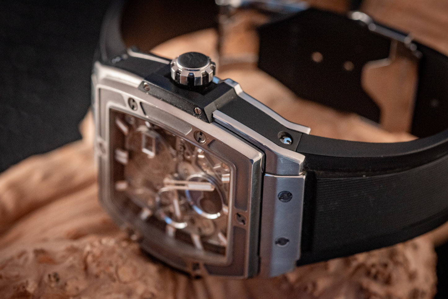 Hublot Spirit Of Big Bang Moonphase Titanium Skeleton Ref 647.NX.1137.RX Box And Papers 2021