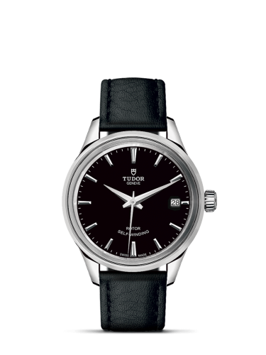 Tudor Style 34 Stainless Steel / Black / Strap : Ref Number 12300-0006