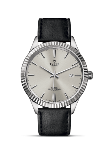 Tudor Style 41 Stainless Steel / Fluted / Silver / Strap : Ref Number 12710-0021