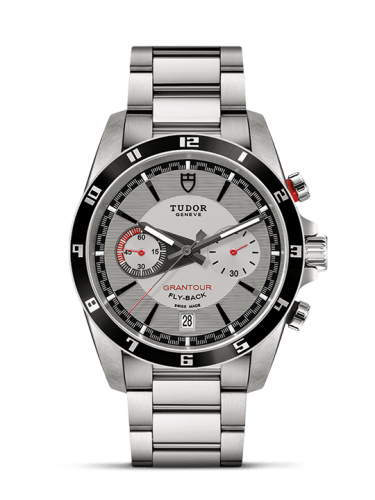 Tudor Grantour Flyback Stainless Steel / Silver / Strap : Ref Number 20551N-0008