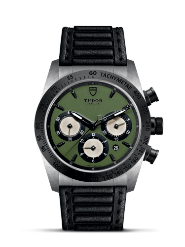 Tudor Fastrider Chrono Green / Leather : Ref Number 42010N-0004