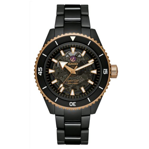 Rado HyperChrome Captain Cook 43 Ceramic - Rose Gold / Black / Bracelet : Ref Number R32127162