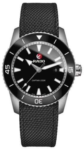 Rado HyperChrome Captain Cook 45 Titanium / Black / Textile : Ref Number R32501156