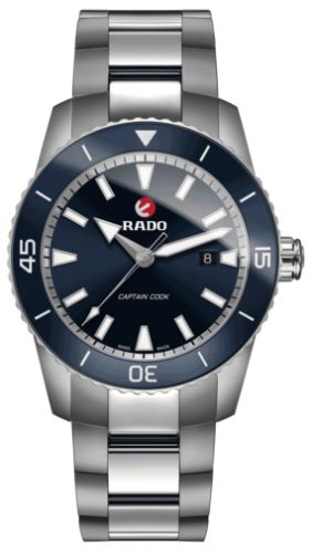 Rado HyperChrome Captain Cook 45 Titanium / Blue / Bracelet : Ref Number R32501203