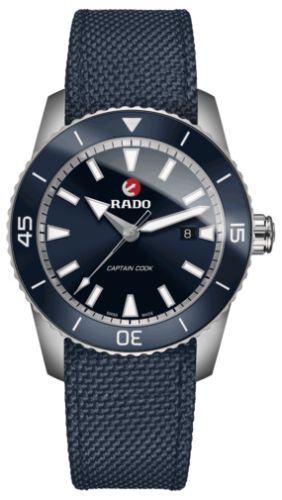 Rado HyperChrome Captain Cook 45 Titanium / Blue / Textile : Ref Number R32501206