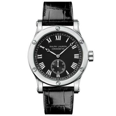 Ralph Lauren Sporting 39mm Chronometer Steel / Black : Ref Number RLR0250700