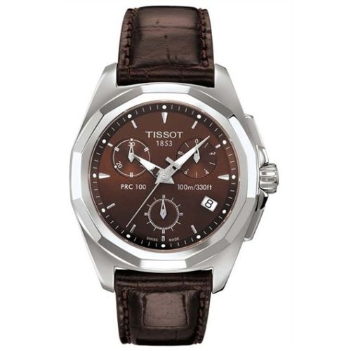 Tissot PRC 100 Quartz Chronograph Brown : Ref Number T008.217.16.291.00