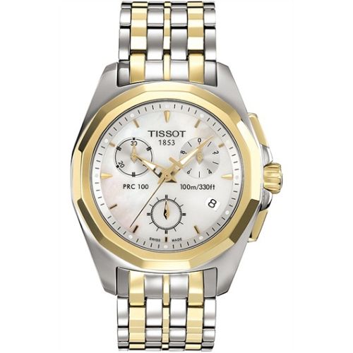 Tissot PRC 100 Quartz Chronograph Two Tone : Ref Number T008.217.22.111.00