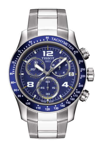 Tissot V8 Quartz Chronograph Tachymeter Blue : Ref Number T039.417.11.047.02