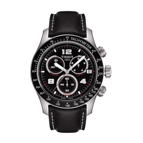 Tissot V8 Quartz Chronograph Tachymeter Black : Ref Number T039.417.16.057.02