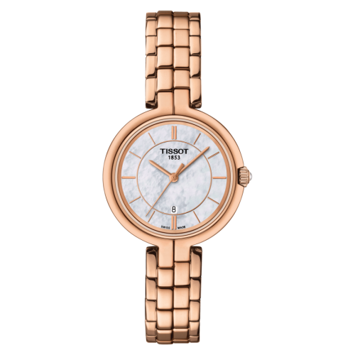 Tissot Flamingo PVD Rose Gold / MOP / Bracelet : Ref Number T094.210.33.111.01