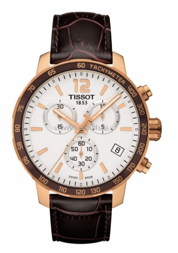 Tissot Quickster Chronograph Rose PVD / Silver : Ref Number T095.417.36.037.00