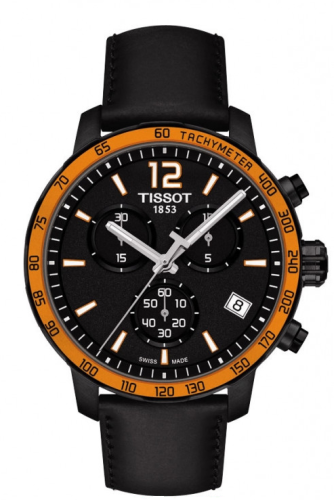 Tissot Quickster Chronograph PVD / Orange : Ref Number T095.417.36.057.01