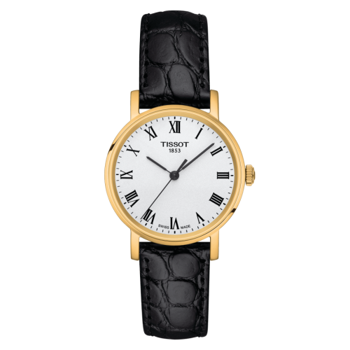 Tissot Everytime Small Yellow Gold PVD / Silver / Strap : Ref Number T109.210.36.033.00