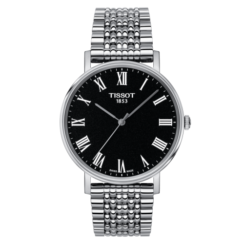 Tissot Everytime Medium Stainless Steel / Black / Bracelet : Ref Number T109.410.11.053.00