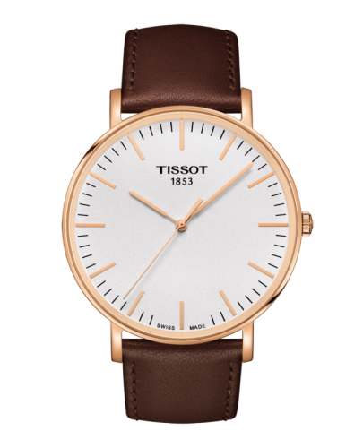 Tissot Everytime Large Rose Gold PVD / Silver / Strap : Ref Number T109.610.36.031.00