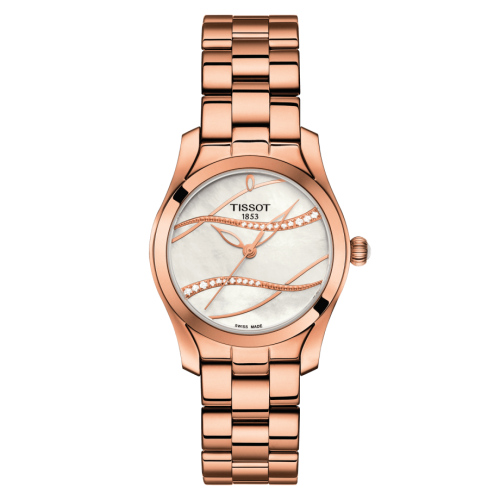 Tissot T-Wave Rose Gold / MOP : Ref Number T112.210.33.111.00