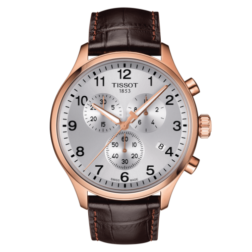 Tissot Chrono XL Classic Rose Gold / Silver / Strap : Ref Number T116.617.36.037.00