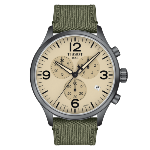 Tissot Chrono XL Grey PVD / Beige : Ref Number T116.617.37.267.00