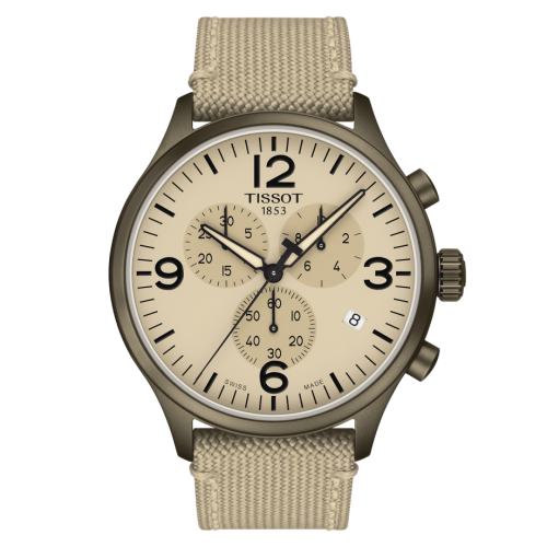 Tissot Chrono XL Khaki PVD / Beige : Ref Number T116.617.37.267.01