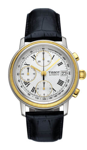 Tissot Bridgeport Automatic Chronograph Gold Bezel : Ref Number T71.0.427.33