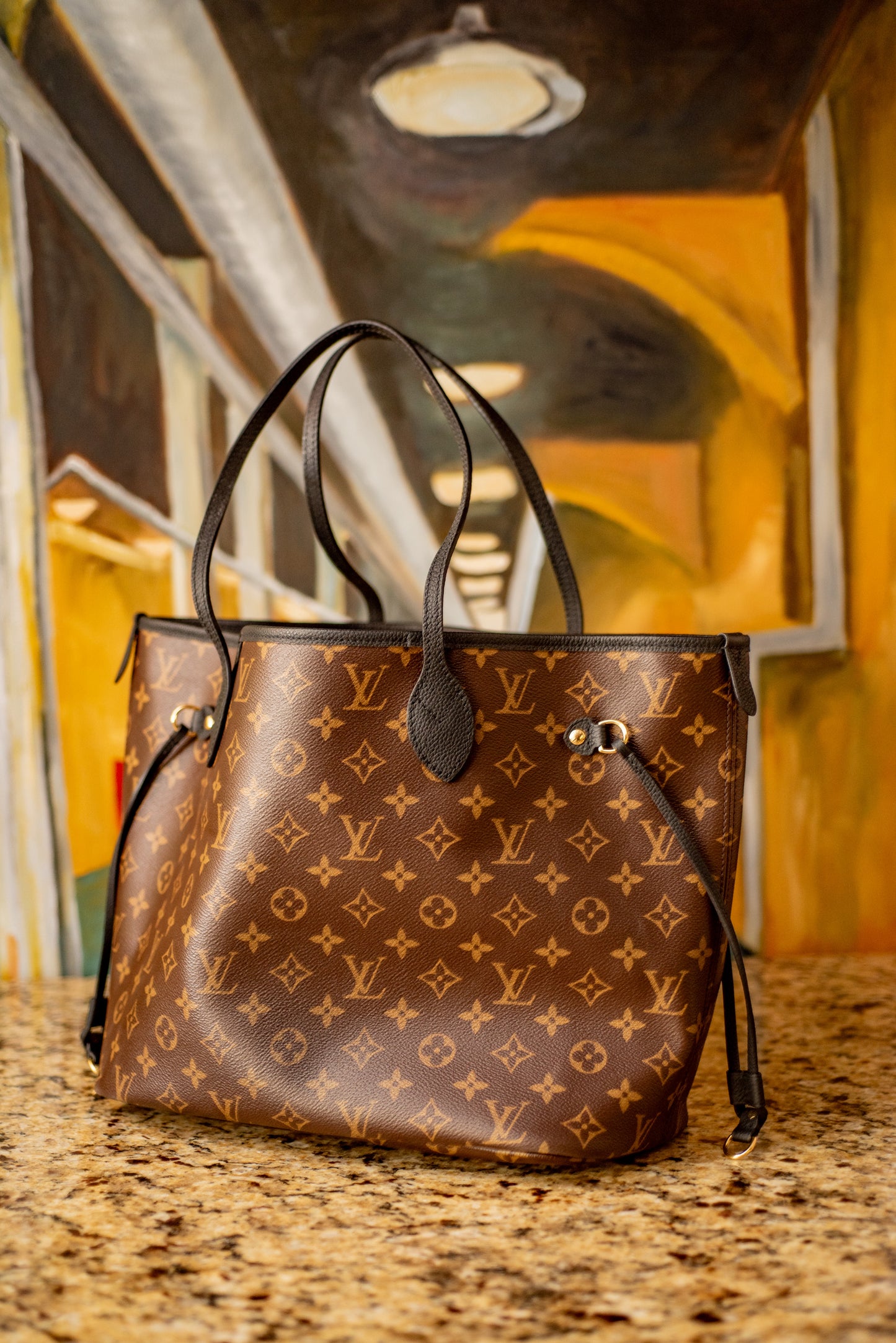 Louis Vuitton August 2025 Neverfull Reversable Box, Bag, Ribbon, Purchase Receipt MSRP $3000