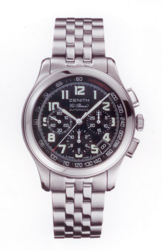 Zenith Class Sport El Primero Stainless Steel / Black / Bracelet : Ref Number 03.0510.400/24.M510
