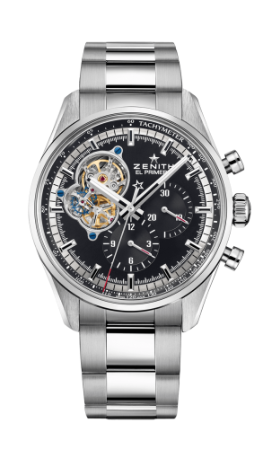Zenith El Primero Chronomaster Open Stainless Steel / Black / Bracelet : Ref Number 03.2040.4061/21.M2040