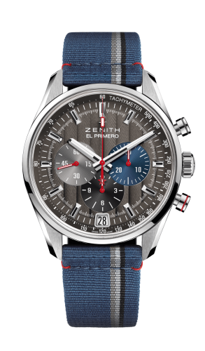 Zenith El Primero Chronomaster 42 Stainless Steel / Anthracite / Fabric / Classic Cars : Ref Number 03.2046.400/25.C802