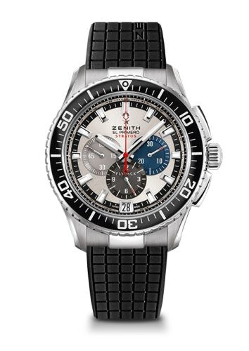 Zenith El Primero Stratos Flyback Tribute to Felix Baumgartner : Ref Number 03.2066.405/69.R515