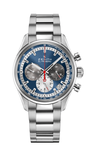Zenith El Primero Chronomaster 38 Stainless Steel / Blue / Bracelet : Ref Number 03.2150.400/53.M2150
