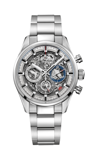 Zenith El Primero Chronomaster Full Open 38 Stainless Steel / Bracelet : Ref Number 03.2153.400/78.M2150