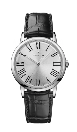 Zenith Elite Classic Stainless Steel / Silver / Alligator : Ref Number 03.2290.679/11.C493