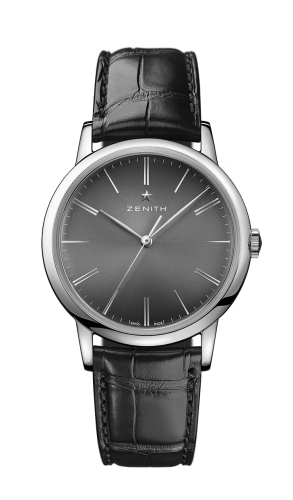 Zenith Elite Classic Stainless Steel / Black / Alligator : Ref Number 03.2290.679/26.C493
