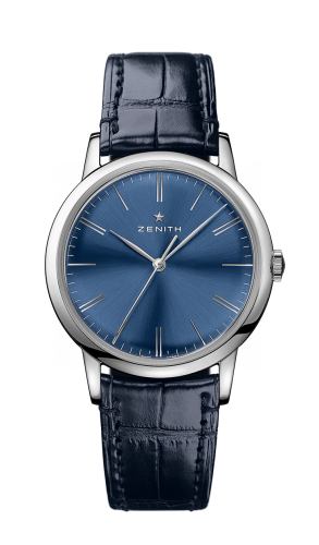 Zenith Elite Classic Stainless Steel / Blue / Alligator : Ref Number 03.2290.679/51.C700