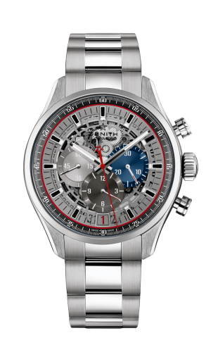 Zenith El Primero Chronomaster Skeleton 45 Stainless Steel / Bracelet : Ref Number 03.2522.400/69.M2280
