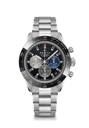 Zenith Chronomaster Sport Stainless Steel / Black / Bracelet : Ref Number 03.3100.3600/21.M3100