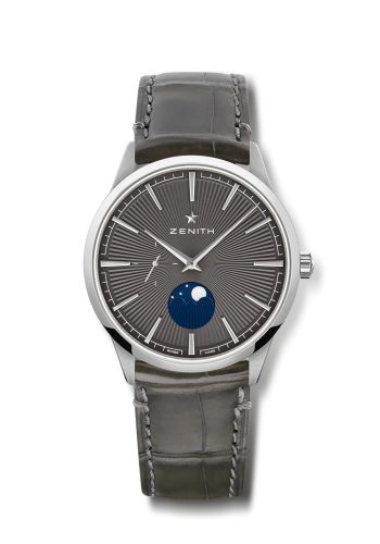 Zenith Elite Moon Phase 40 Stainless Steel / Grey : Ref Number 03.3100.692/03.C923