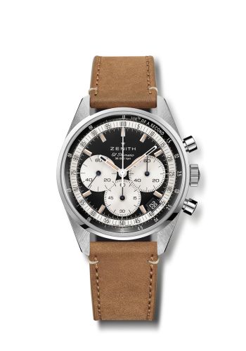Zenith Chronomaster Original Stainless Steel / Black / Strap : Ref Number 03.3200.3600/21.C903