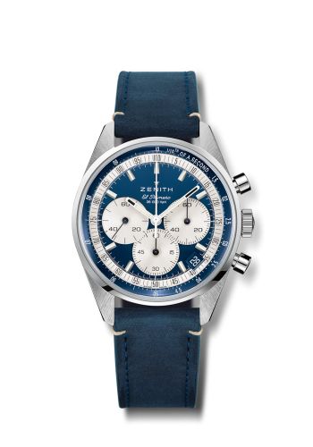 Zenith Chronomaster Original Stainless Steel / Blue / Strap / Boutique Edition : Ref Number 03.3200.3600/51.C902