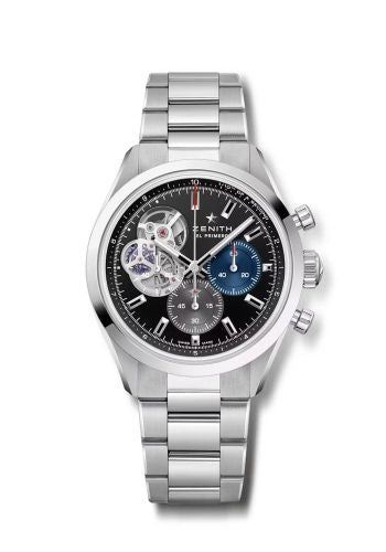 Zenith Chronomaster Open Stainless Steel / Black / Bracelet : Ref Number 03.3300.3604/21.M3300