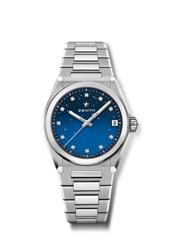 Zenith Defy Midnight Stainless Steel / Blue : Ref Number 03.9200.670/01.MI001