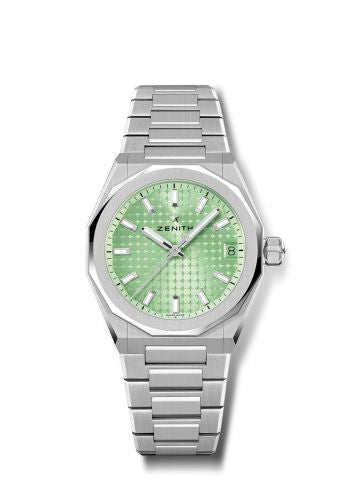 Zenith Defy Skyline 36 Stainless Steel / Green : Ref Number 03.9400.670/61.I001