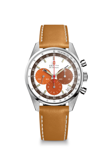 Zenith El Primero A386 Revival Stainless Steel / Eggshell / Phillips : Ref Number 03.P386.400/07.C840