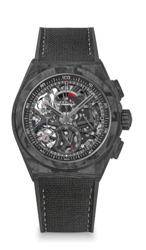 Zenith Defy El Primero 21 Full Carbon / Skeleton / Rubber : Ref Number 10.9000.9004/96.R921